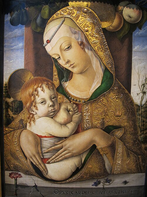 Vierge à l'Enfant, 1480, Carlo Crivelli
