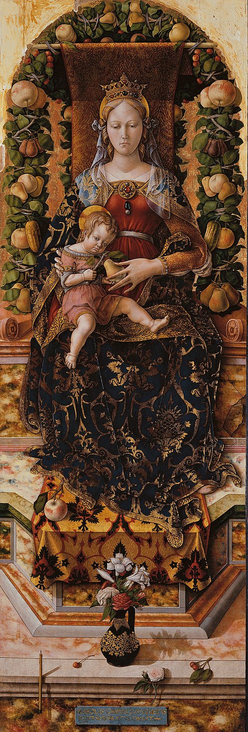 Vierge à la chandelle, 1488, Carlo Crivelli