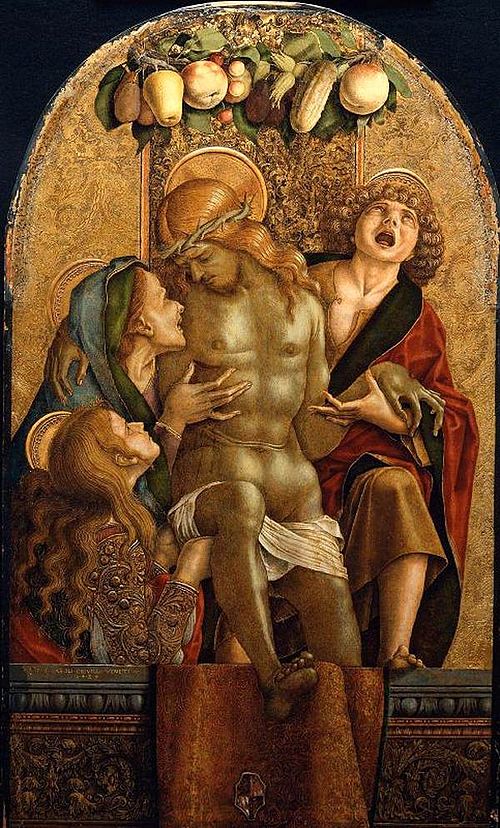 Lamentation over the Dead Christ, 1485, Carlo Crivelli