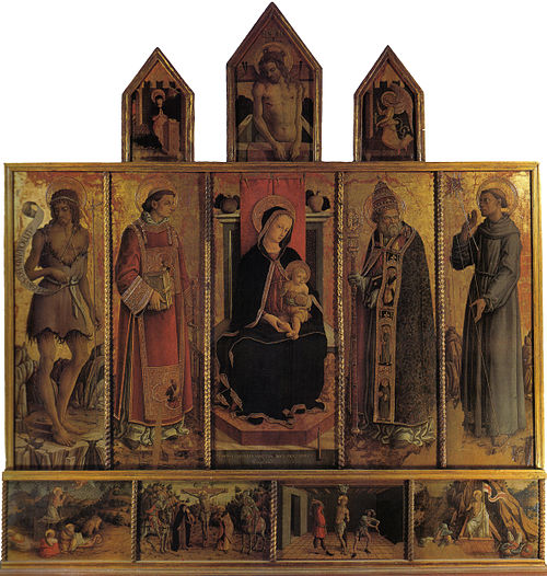 Polyptyque de Massa Fermana, 1468, Carlo Crivelli