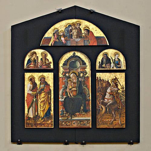 Polyptyque de Porto San Giorgio, 1470, Carlo Crivelli