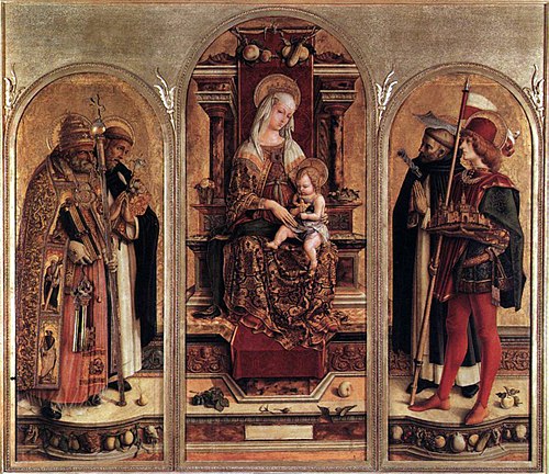 Polyptyque de San Domenico à Camerino, 1482, Carlo Crivelli