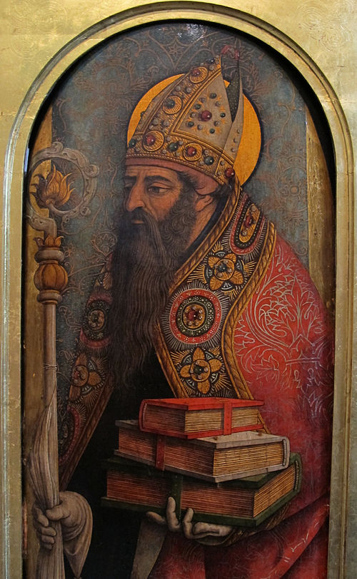 St. Augustine, 1486, Carlo Crivelli