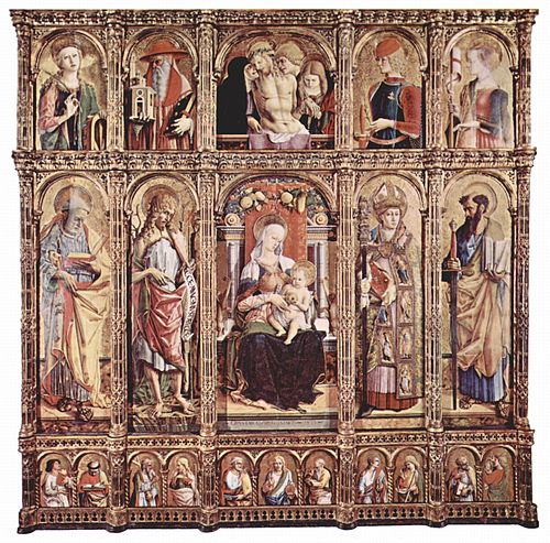 Polyptyque de Sant'Emidio, 1473, Carlo Crivelli