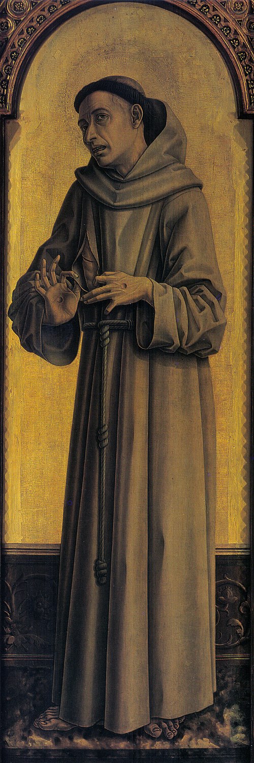 Saint François d'Assise, 1471, Carlo Crivelli