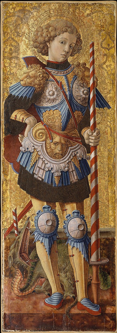 saint Georges, 1472, Carlo Crivelli