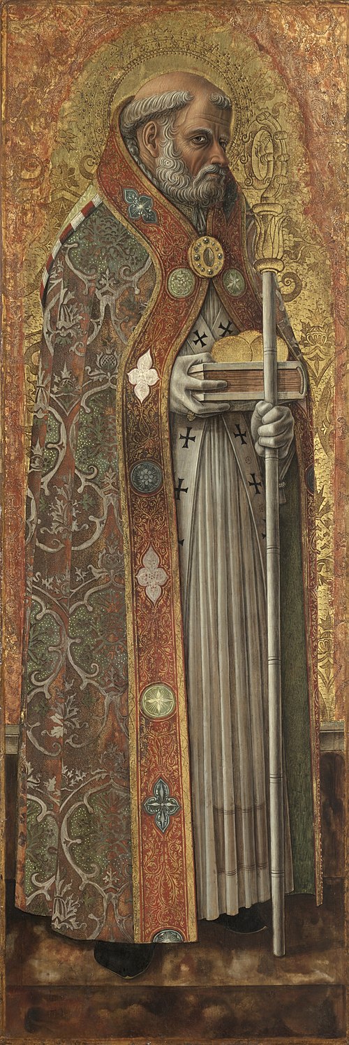 Saint Nicholas of Bari, 1472, Carlo Crivelli