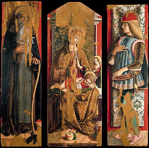 Second Triptych, 1472, Carlo Crivelli