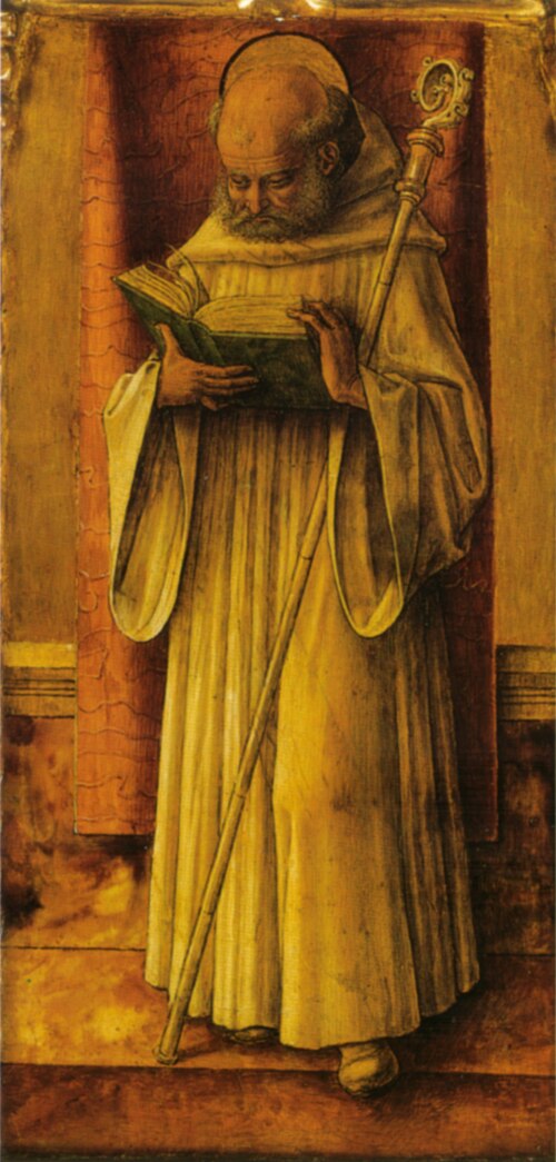 Saint Benedict, 1488, Carlo Crivelli