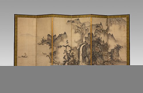 Landscape of the Four Seasons, 1560, Sesson Shukei