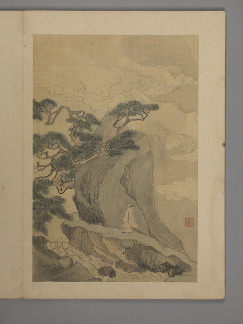 邵弥山水花卉册, , Shao Mi