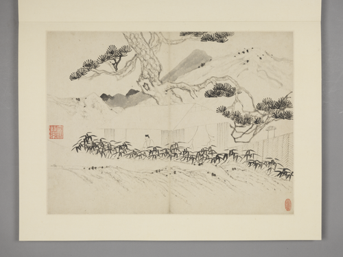 沈颢山水册, , Shen Hao