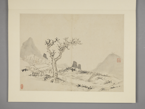 沈颢山水册, , Shen Hao
