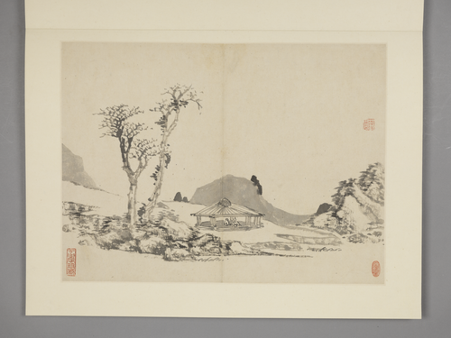 沈颢山水册, , Shen Hao