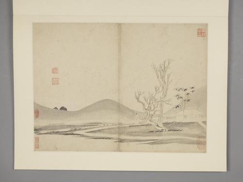 沈颢山水册, , Shen Hao