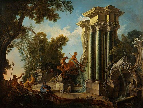 Neptune's Fountain, 1735, Jacques de Lajoüe