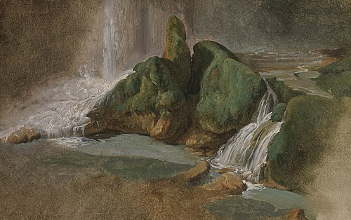 In der Neptunsgrotte bei Tivoli, , Simon Denis
