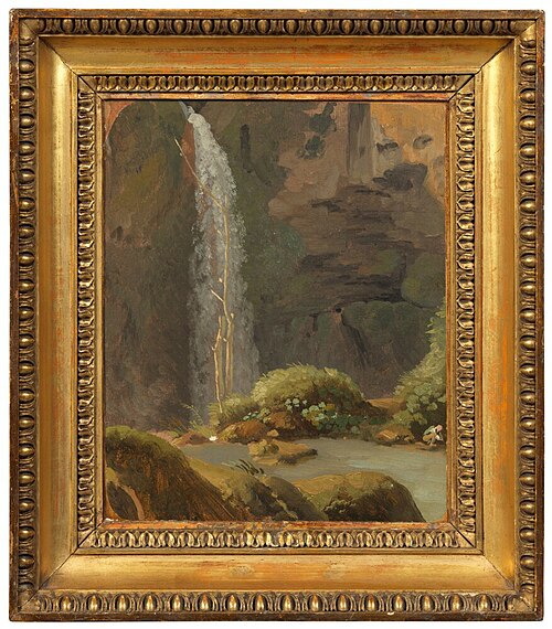The Waterfall in Neptune’s Grotto at Tivoli, 1790, Simon Denis