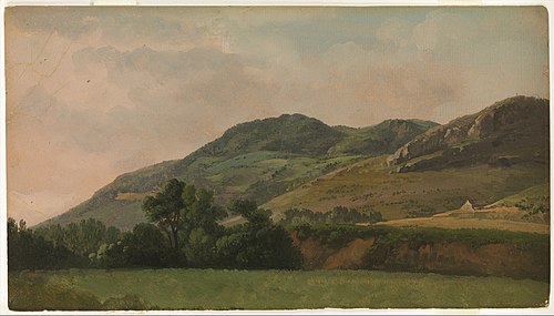Mountainous Landscape at Tivoli, 1791, Simon Denis