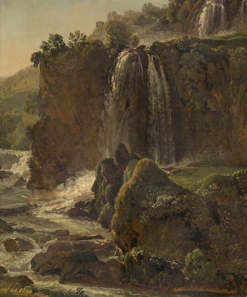 Tivoli Waterfall, 1793, Simon Denis