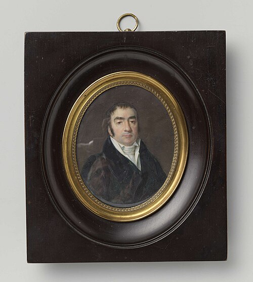 Portret van Herman Willem Daendels, 1815, Simon Jacques Rochard