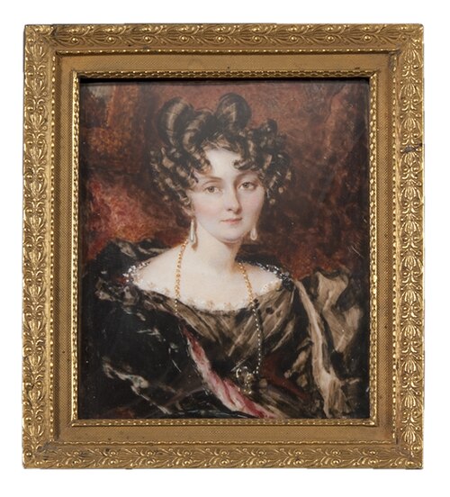 Harriet Ann Rooke, m. Kingston (1788-1860), 1830, Simon Jacques Rochard