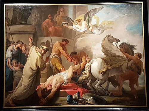 Le Martyre de saint Hippolyte, 1762, Simon Julien