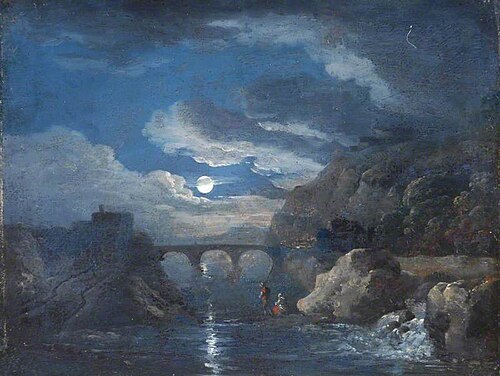 Landscape, Moonlight, , Simon-Mathurin Lantara