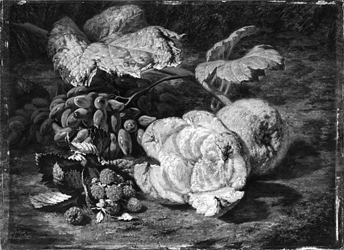 Still Life with Fruit, 1850, Simon Saint-Jean