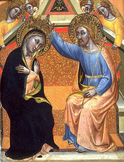Le couronnement de la Vierge, 1380, Simone dei Crocifissi