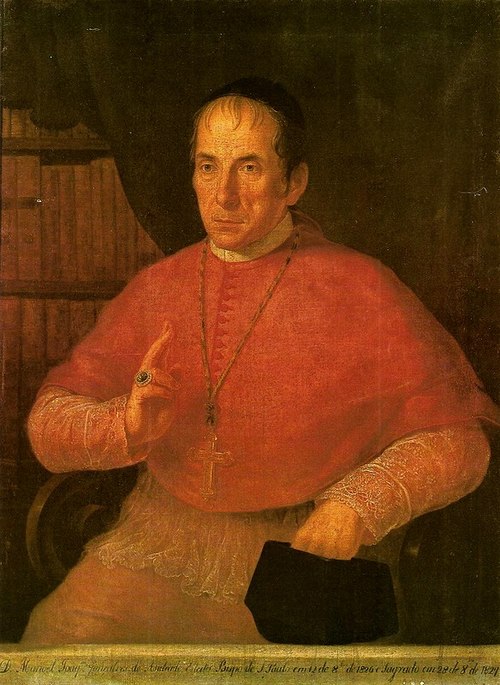 Portrait of Frei Manoel da Ressurreição, 3rd Bishop of São Paulo (1745-1748), 1828, Simplício Rodrigues de Sá