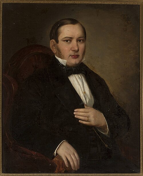Portrait of Mr. Lempke, 1860, Ambroży Mieroszewski