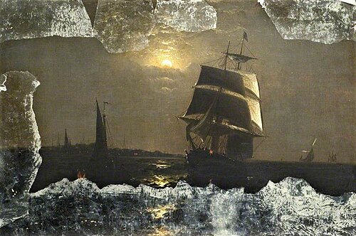 Midnight off Sheerness, , Anton Melbye