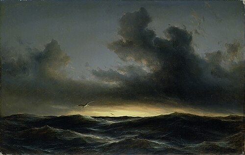 Marine Solitude, 1852, Anton Melbye
