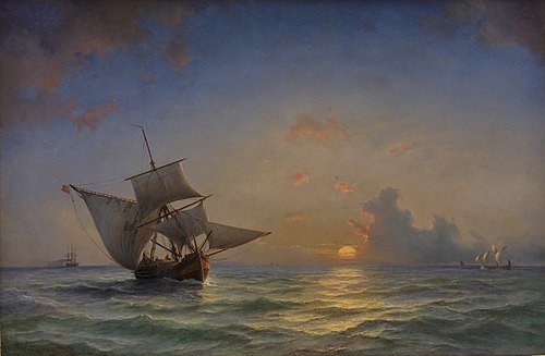 A Seascape, 1854, Anton Melbye