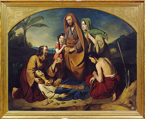 Die Beerdigung des heiligen Stephanus, 1835, Adam Brenner