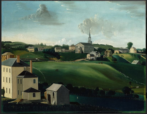 Meetinghouse Hill, Roxbury, Massachusetts, 1799, John Ritto Penniman
