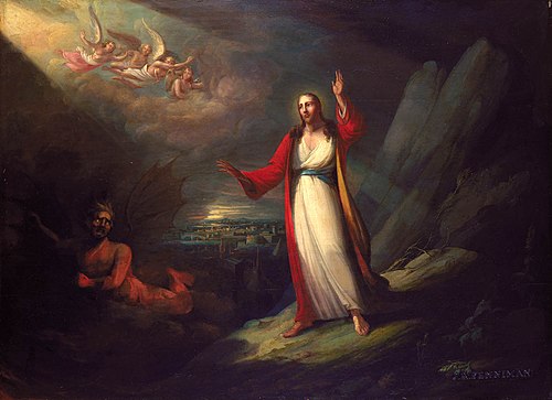 Christ Tempted by the Devil, 1818, John Ritto Penniman