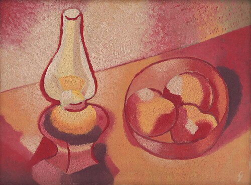 Still Life with a Lamp, 1929, Mikulas Galanda