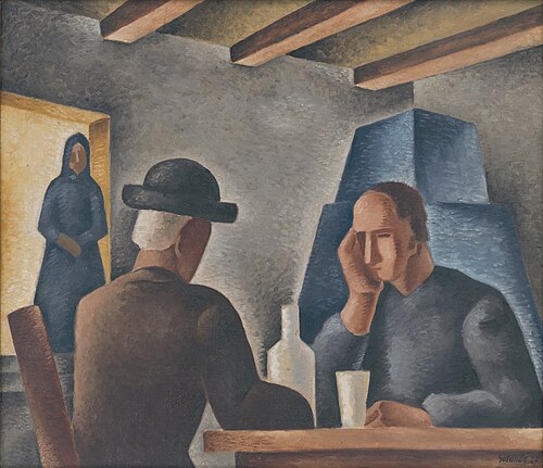 In an Inn, 1927, Mikulas Galanda
