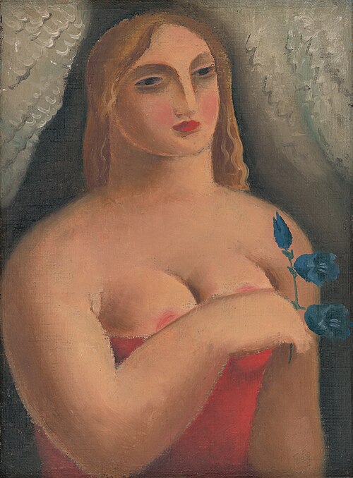 Woman with Bellflowers, 1928, Mikulas Galanda