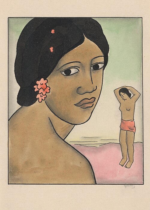Tahiťanka, 1925, Mikulas Galanda
