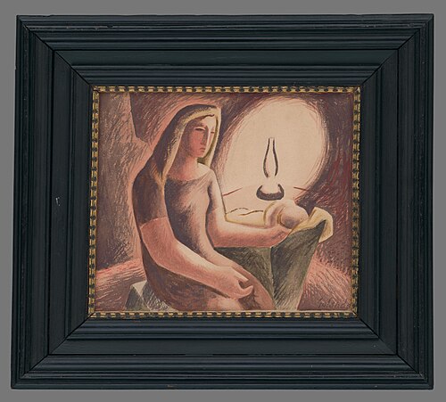 Nad kolískou, 1928, Mikulas Galanda
