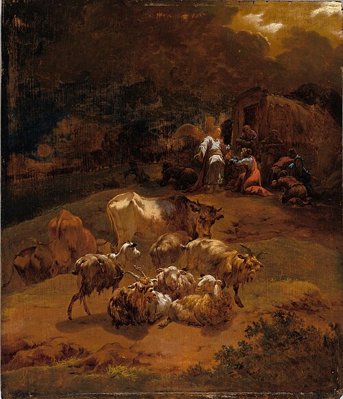 The Annunciation to the Shepherds, 1667, Adam Colonia