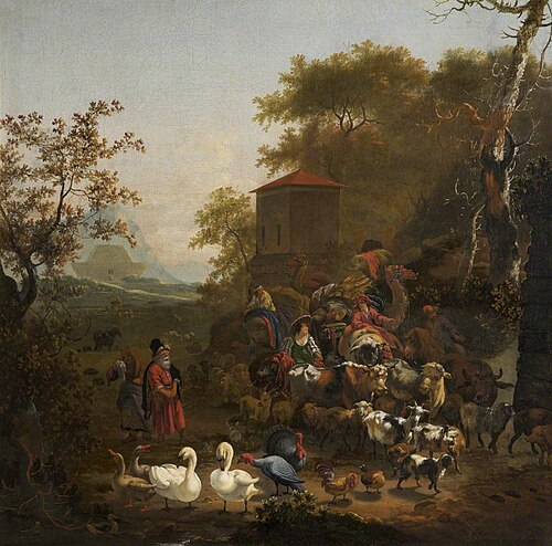 Noah Leaving the Ark, 1663, Adam Colonia