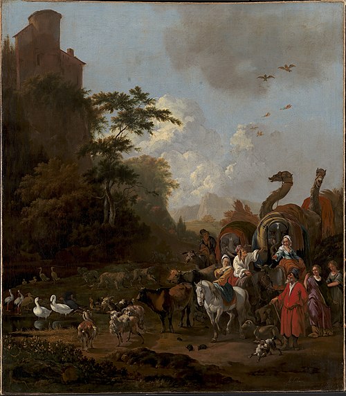 Noah Leaving the Ark, 1667, Adam Colonia