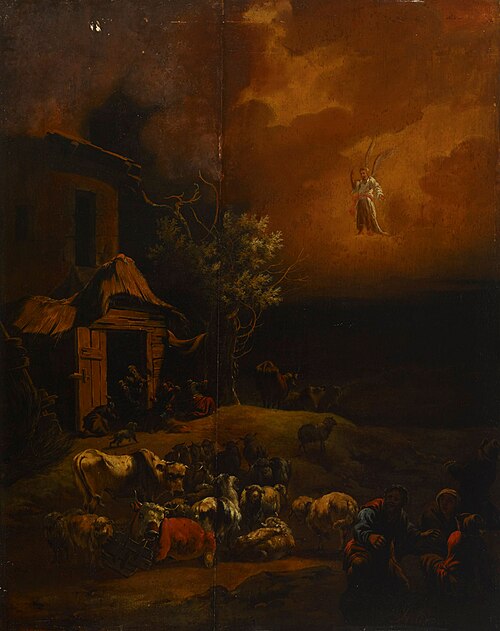 The Annunciation of the Shepherds, 1669, Adam Colonia