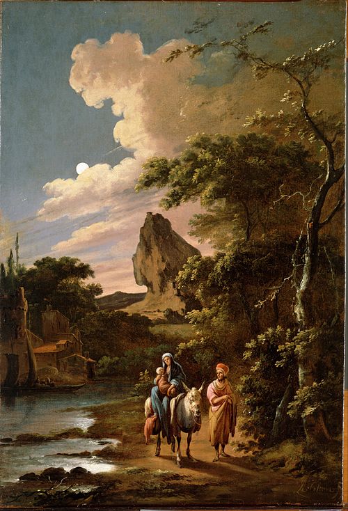 The Flight into Egypt, 1685, Adam Colonia