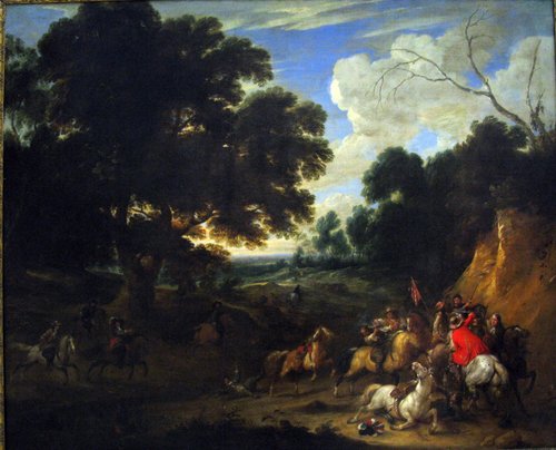Battle Scene, , Adam François van der Meulen