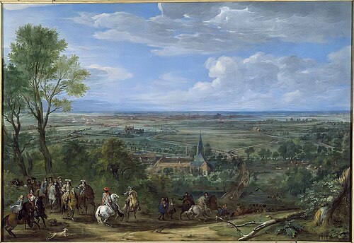 Louis XIV au siège de Lille, devant le prieuré de Fives, août 1667, 1680, Adam François van der Meulen